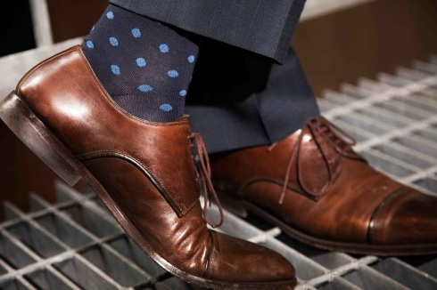How to wear power socks with your power suit